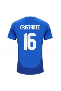 Italia Bryan Cristante #16 Jalkapallovaatteet Kotipaita EM-Kisat 2024 Lyhythihainen